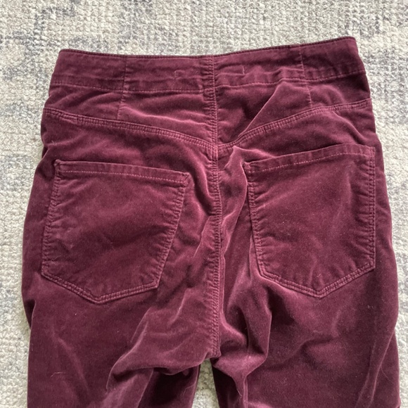 J brand velvet deep mulberry high rise skinny - Picture 11 of 13